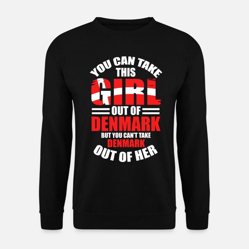 Dänemark - Unisex Pullover - Schwarz