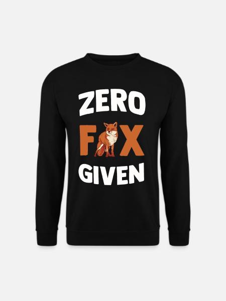 Fox - Unisex Sweatshirt - black