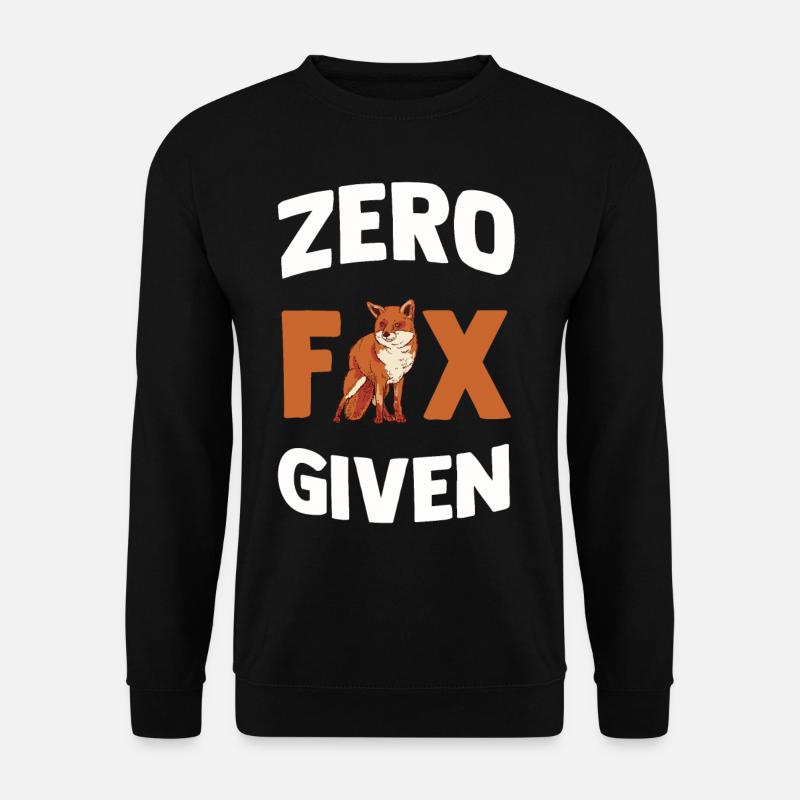 Renard - Sweat-shirt Unisexe - noir