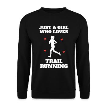 Montagne Trail Running Fille Femme - Sweat-shirt Unisexe - noir - Devant - Alina (178cm) & Michal (187cm)