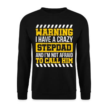 Cadeau de fête des pères - Sweat-shirt Unisexe - noir - Devant - Alina (178cm) & Michal (187cm)