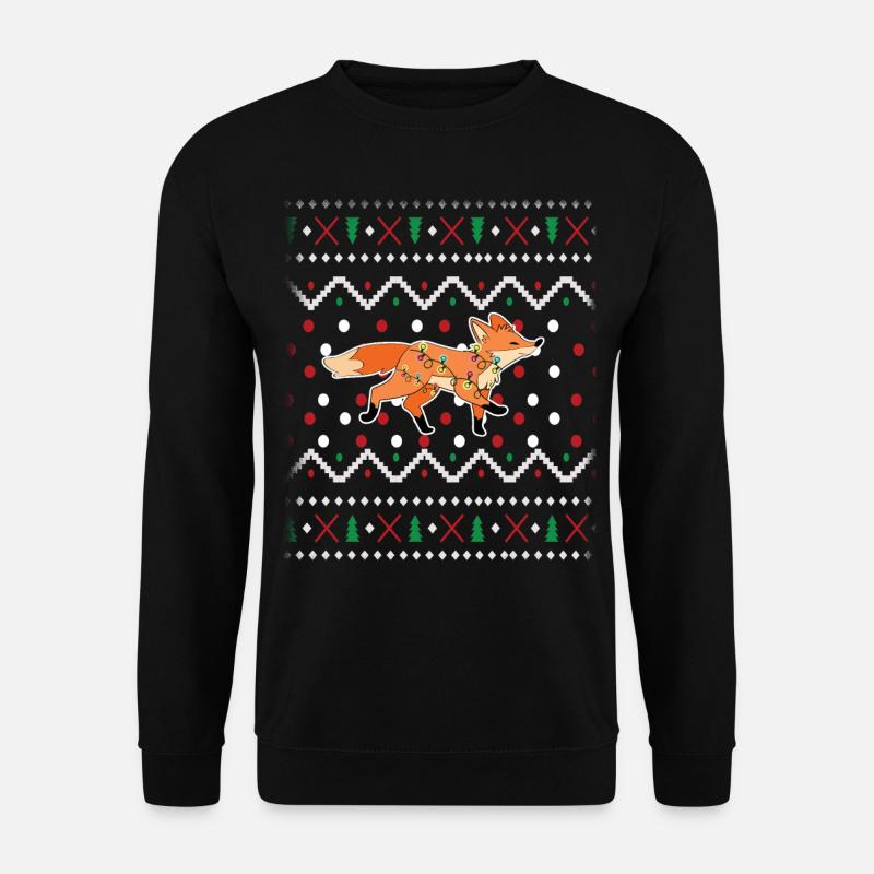 Fox - Unisex Sweatshirt - black