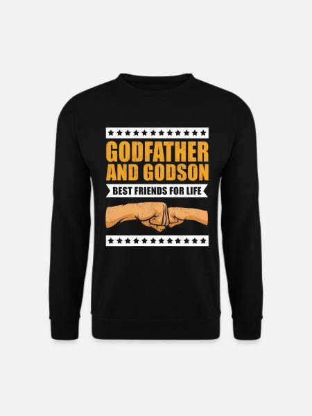 Patenonkel Patensohn Geschenk Patenkind Pate Onkel - Unisex Pullover - Schwarz