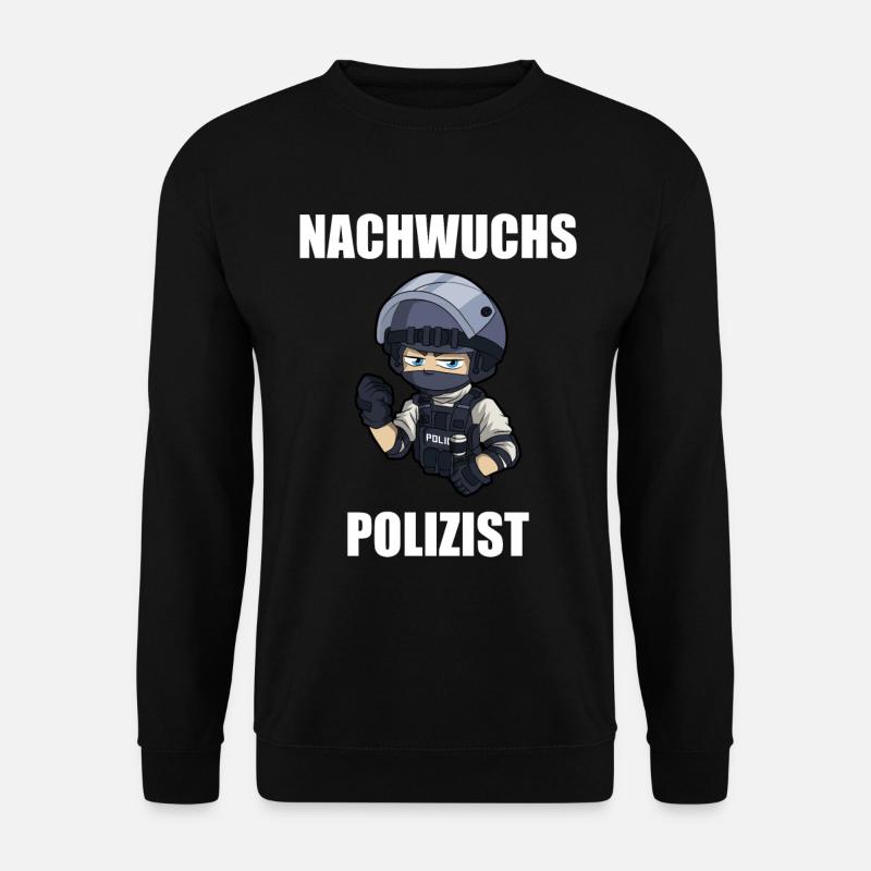 Polizei Ausbildung - Nachwuchs Polizist - Unisex Pullover - Schwarz