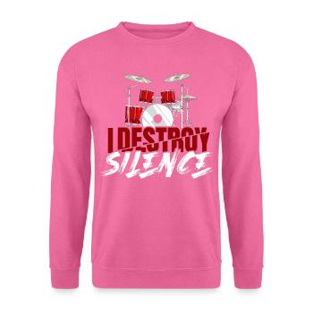 Drums - Unisex Sweatshirt - pink - Front