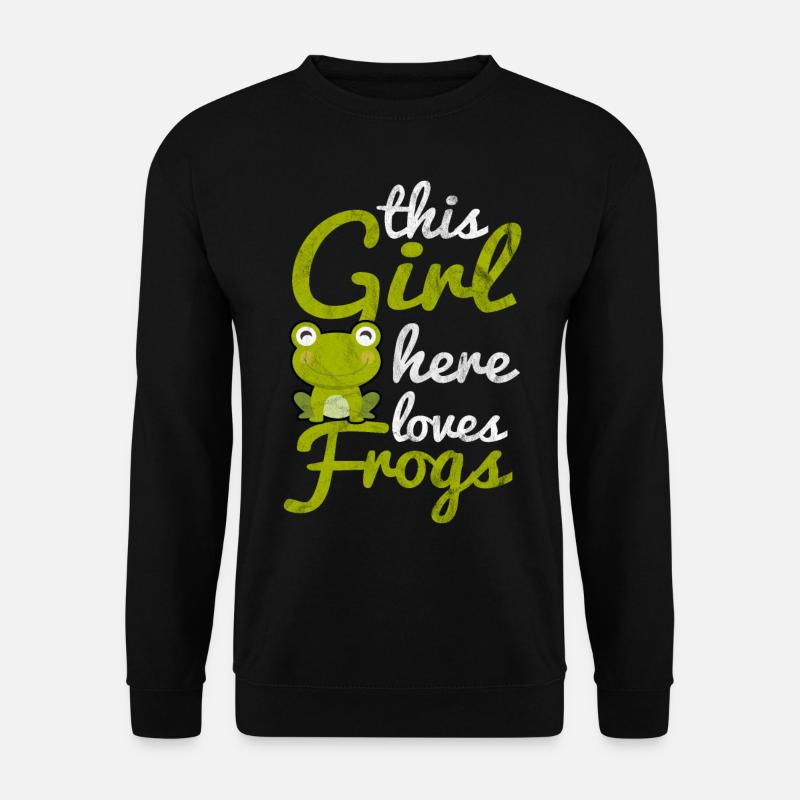 Frosch - Unisex Pullover - Schwarz