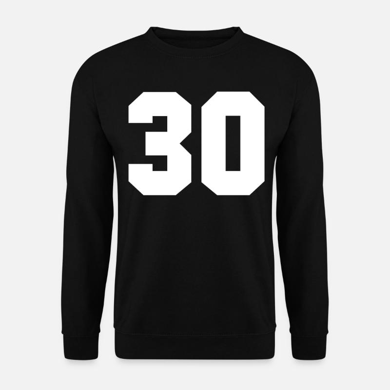 Numéro 30 - Sweat-shirt Unisexe - noir
