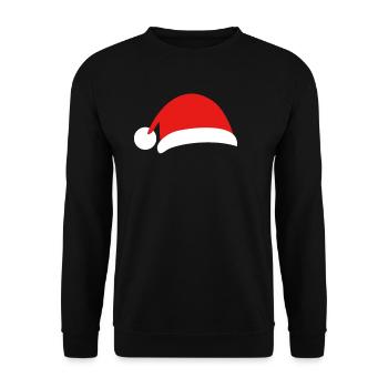 Bonnet de Noel Noël - Sweat-shirt Unisexe - noir - Devant - Alina (178cm) & Michal (187cm)