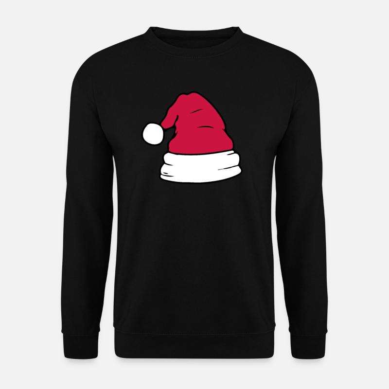 Santa hat - Unisex Sweatshirt - black