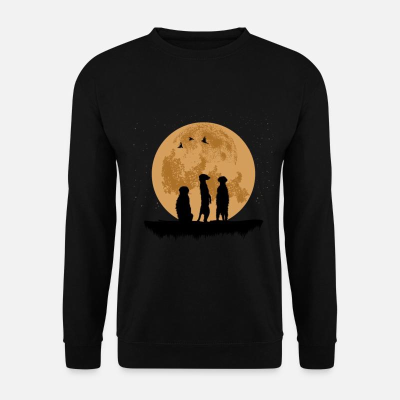 Erdmännchen - Unisex Pullover - Schwarz