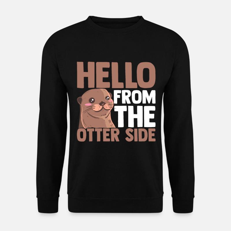 otter - Unisex Sweatshirt - black