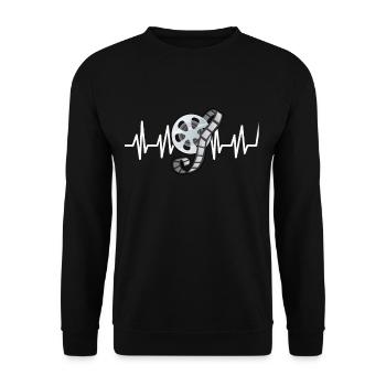 Film - Sweat-shirt Unisexe - noir - Devant - Alina (178cm) & Michal (187cm)