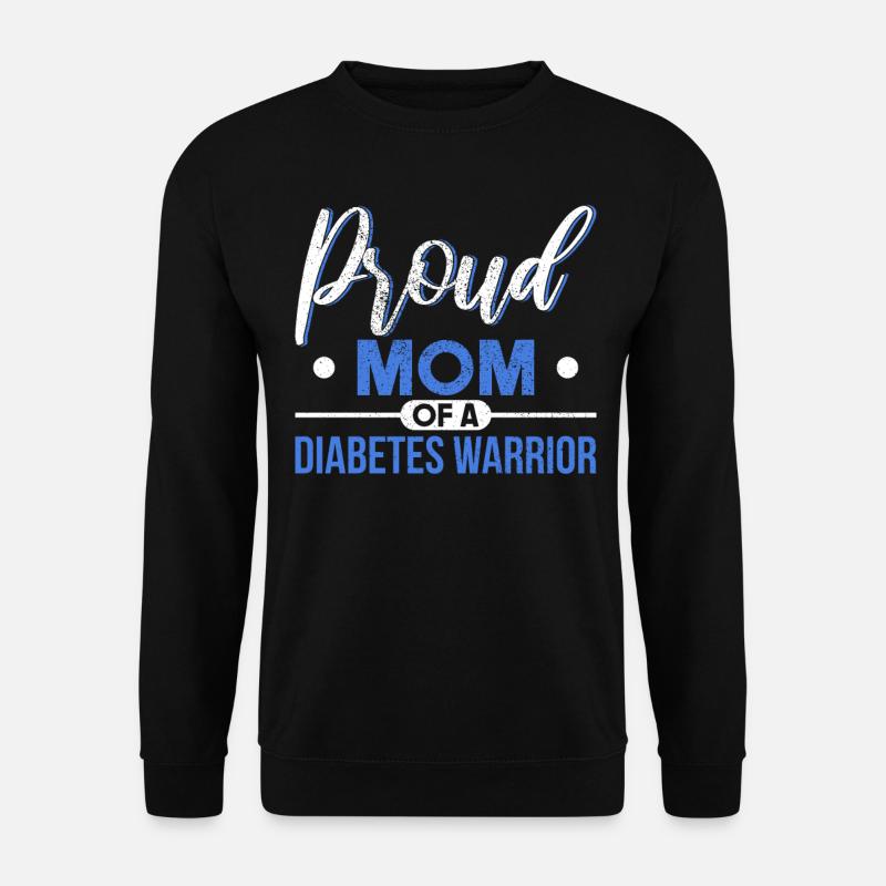 Diabetiker Bewusstsein Diabetes Geschenk - Unisex Pullover - Schwarz