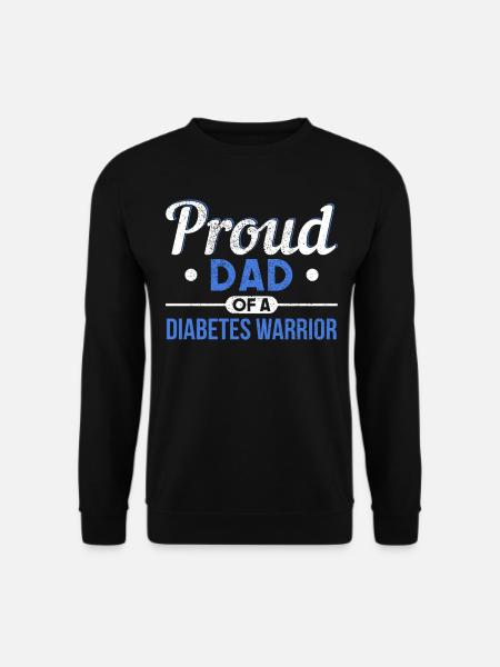Diabetiker T1D Diabetes Geschenk - Unisex Pullover - Schwarz