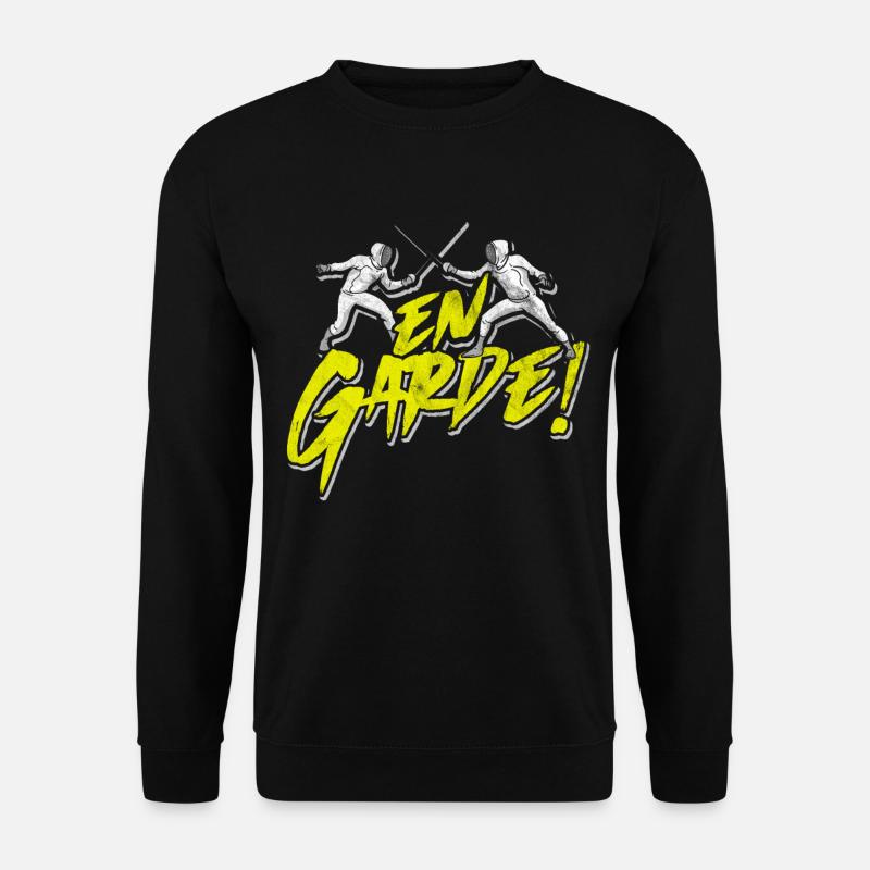 Fechten - Unisex Pullover - Schwarz