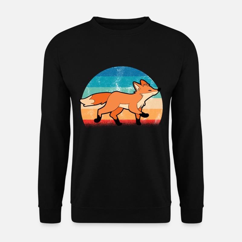 Fox - Unisex Sweatshirt - black