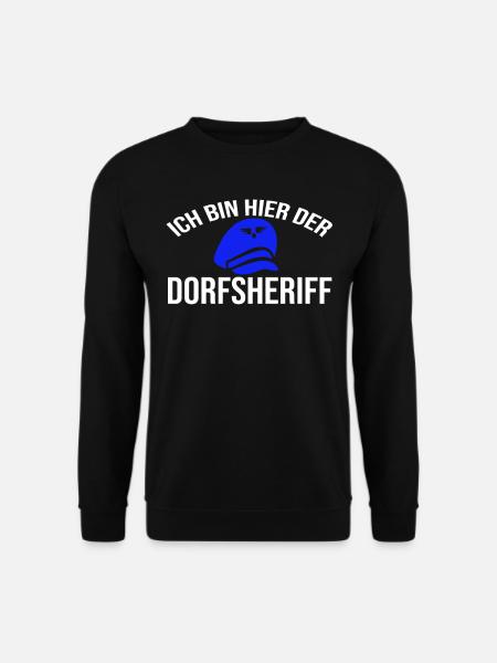 Polizist lustige Polizei Geschenk - Unisex Pullover - Schwarz