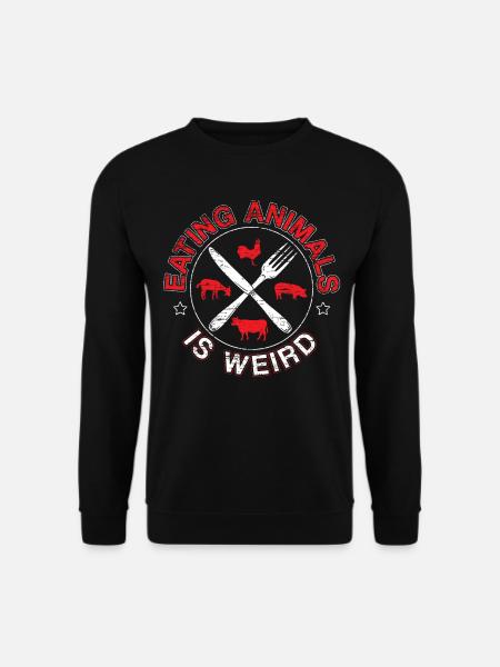 Vegan Statement Animal Rights - Unisex Pullover - Schwarz