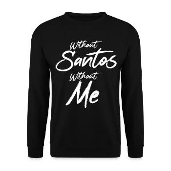 Santos - Unisex Pullover - Schwarz - Vorne - Alina (178cm) & Michal (187cm)