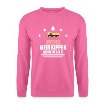 Mein Kipper meine Regeln - Unisex Pullover - Pink - Vorne