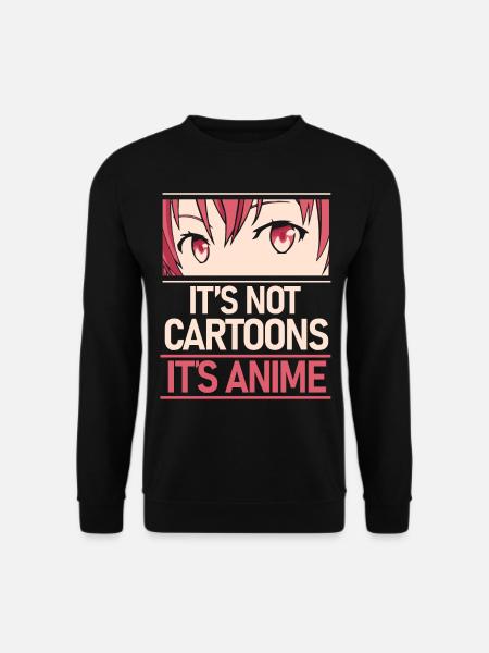 Anime Manga Gift Saying Otaku - Unisex Sweatshirt - black