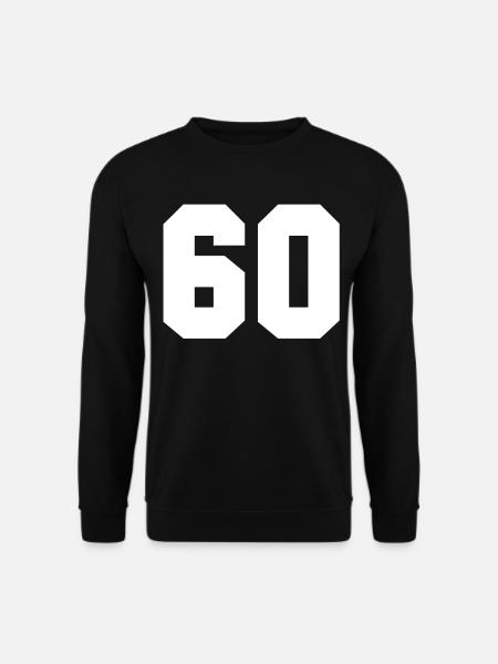 Numéro 60 - Sweat-shirt Unisexe - noir