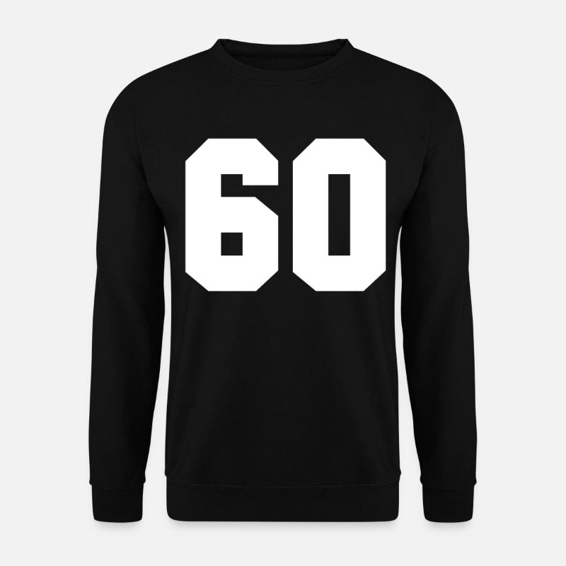 Numéro 60 - Sweat-shirt Unisexe - noir