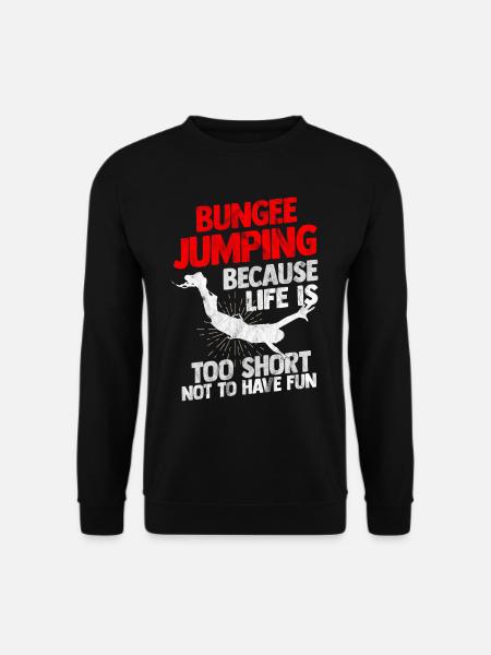 Bungee jumping - Unisex Sweatshirt - black