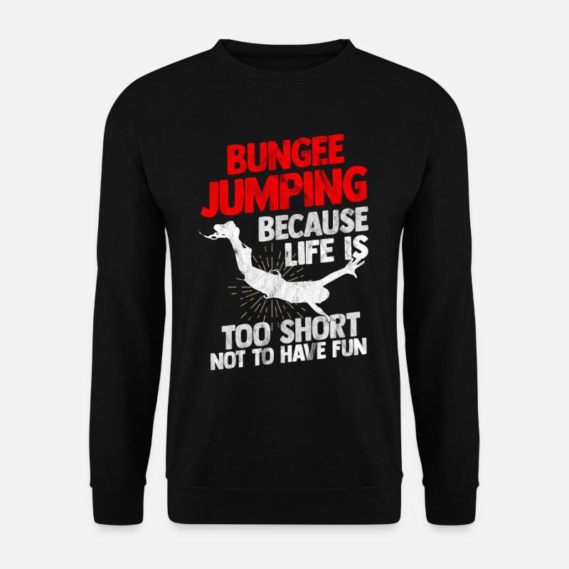 Bungee jumping - Unisex Sweatshirt - black