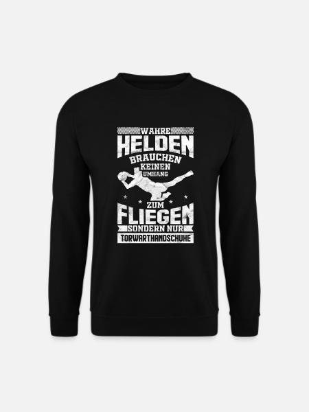 Torwart Torhüter Keeper - Unisex Pullover - Schwarz