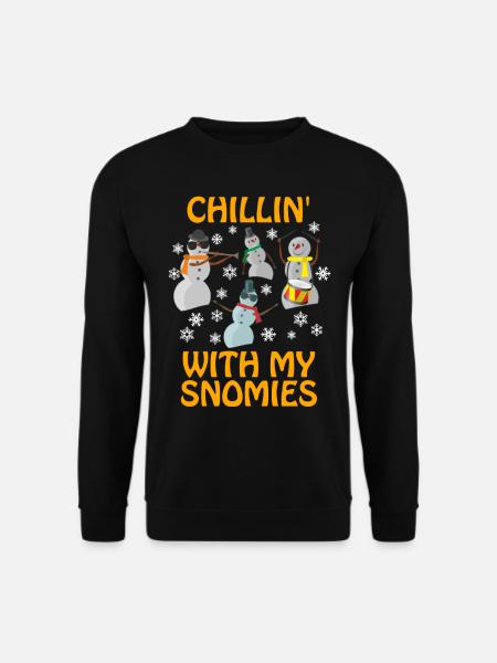 Weihnachten Weihnachten Weihnachten Weihnachten Weihnachten - Unisex Pullover - Schwarz