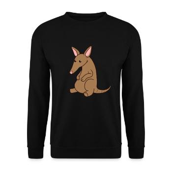 aardvark - Unisex Sweatshirt - black - Front - Alina (178cm) & Michal (187cm)