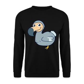 Dodo Dudu - Unisex Pullover - Schwarz - Vorne - Alina (178cm) & Michal (187cm)