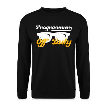 Informatiker Software Hardware Geschenk - Unisex Pullover - Schwarz - Vorne - Alina (178cm) & Michal (187cm)