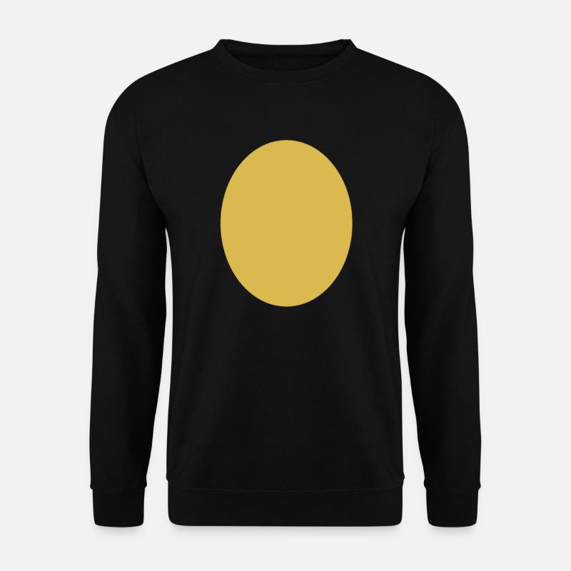 Circle - yellow - Unisex Sweatshirt - black