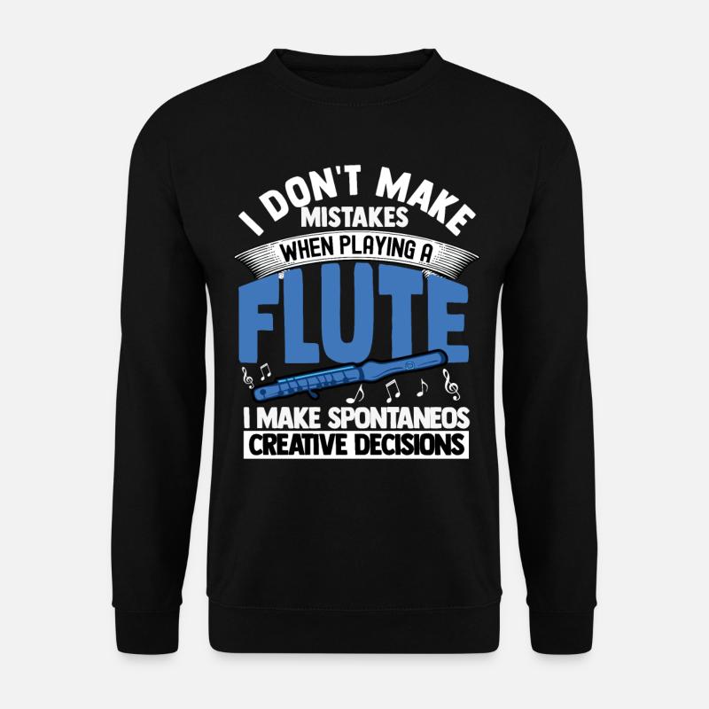 flute - Unisex Sweatshirt - black