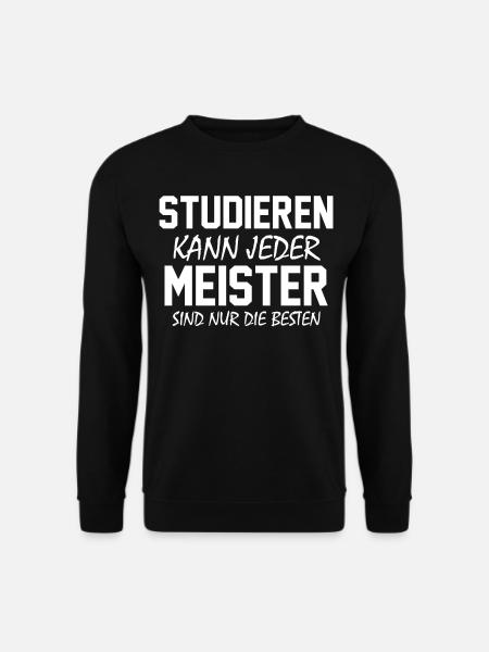 Meister Handwerker Handwerksmeister Elektrotechnik - Unisex Pullover - Schwarz