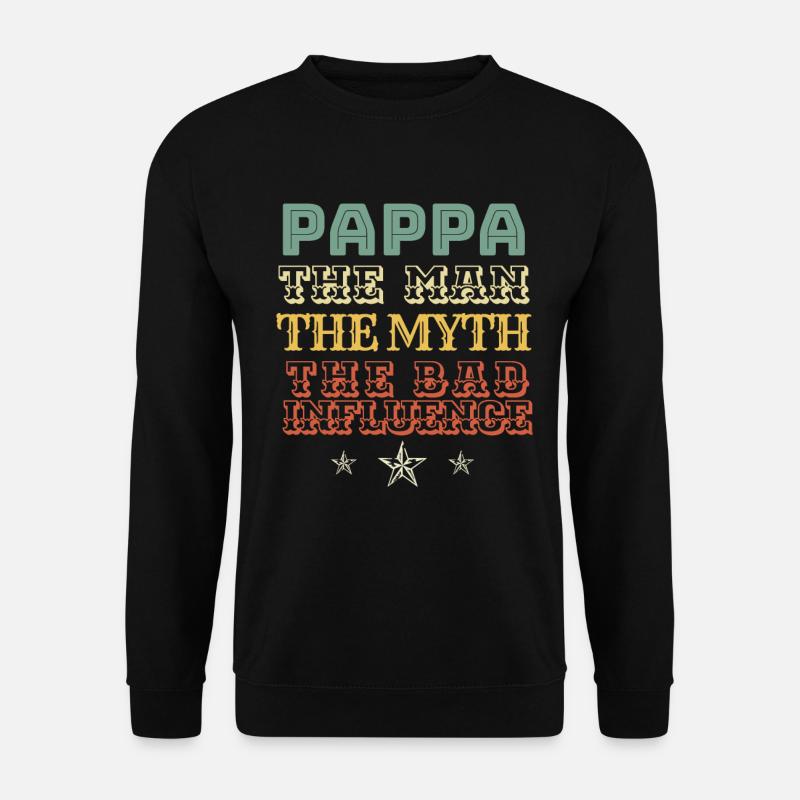 Soccer PAPPA - Unisex Pullover - Schwarz