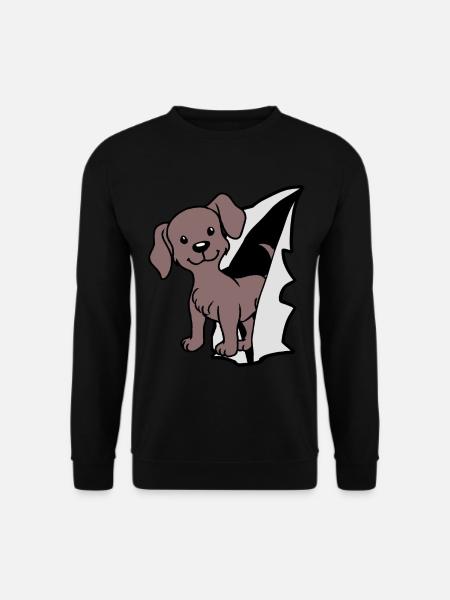 Chien Chiens Propriétaire de chien Amoureux des chiens Enfants - Sweat-shirt Unisexe - noir