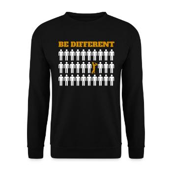 Saxophone Saxophoniste Sax Jazz Musique Cadeaux - Sweat-shirt Unisexe - noir - Devant - Alina (178cm) & Michal (187cm)