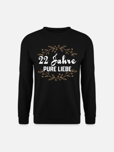 Ehepartner Ehemann Bronzehochzeit Geschenk - Unisex Pullover - Schwarz