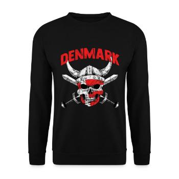 Dänemark Kopenhagen Skandinavien Danish Europa - Unisex Pullover - Schwarz - Vorne - Alina (178cm) & Michal (187cm)