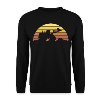 Bagger - Unisex Pullover - Schwarz - Vorne - Alina (178cm) & Michal (187cm)