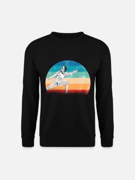 Escrime conception escrime masque duel sabre sport - Sweat-shirt Unisexe - noir