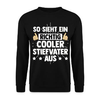 Stiefvater - Unisex Pullover - Schwarz - Vorne - Alina (178cm) & Michal (187cm)