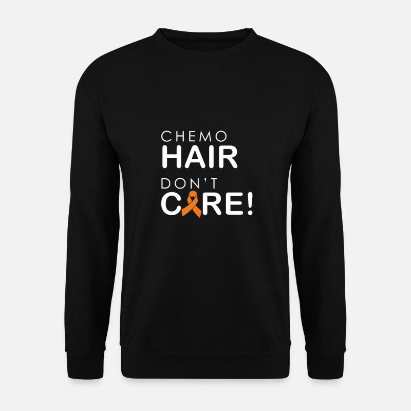 Chemo-Haar ist egal - Unisex Pullover - Schwarz