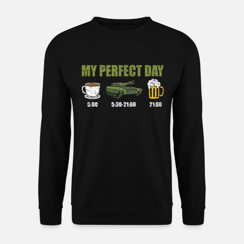 Panzer Panzerfahrer Bundeswehr Army - Unisex Sweatshirt - black