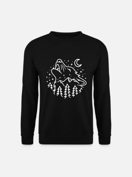 Wolf Wolves - Unisex Sweatshirt - black