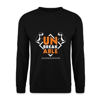 Survivant de la leucémie - Sweat-shirt Unisexe - noir - Devant - Alina (178cm) & Michal (187cm)