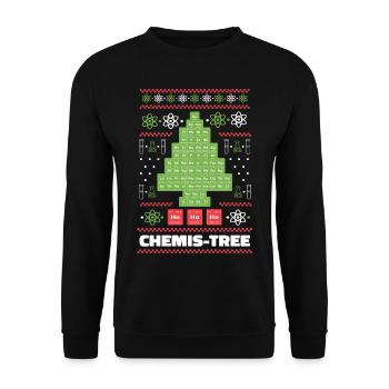 Oh Chemistree - Sweat-shirt Unisexe - noir - Devant - Alina (178cm) & Michal (187cm)